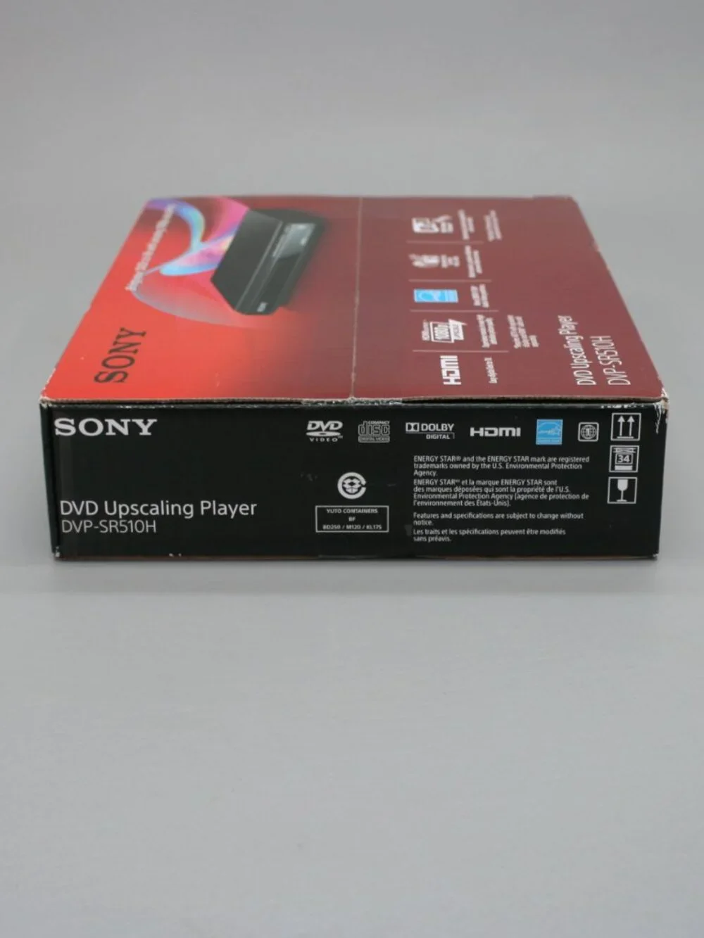 NEW Sony DVD Player 1080p HD Upconversion/Upscaling HDMI Remote Dolby DVP-SR210P